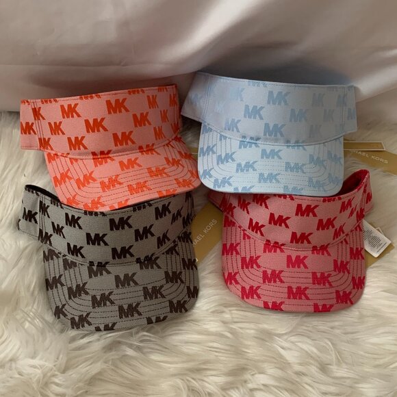 MICHAEL KORS Signature Canvas Visors SET OF 4 - Picture 1 of 9